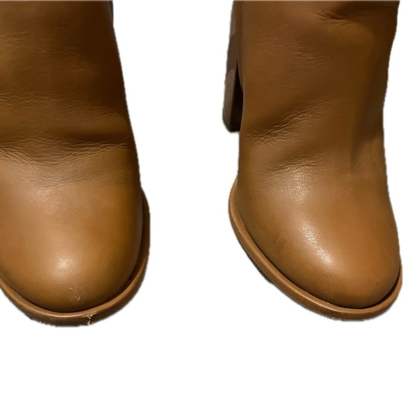 Tory Burch Gabrielle Elegant Tan Ankle Boots Size 9M - Picture 8 of 13